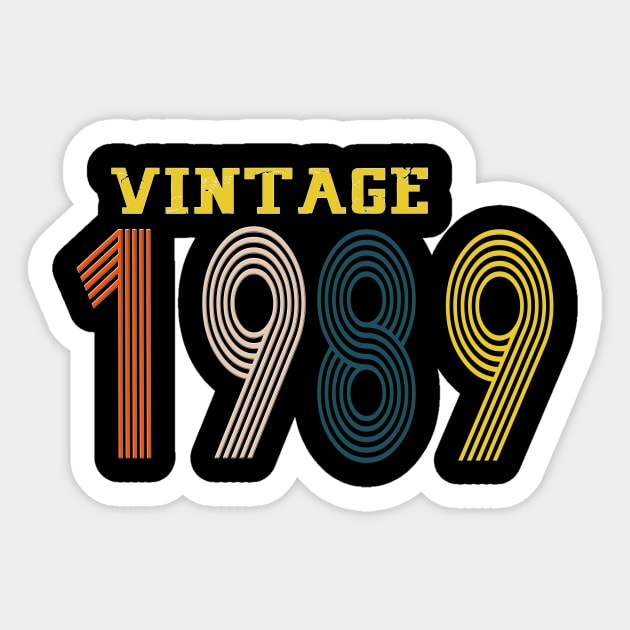 1989 year Sticker by Yoda